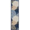 Nourison Aloha - Alh05 Blue Multicolor Area Rug 2 ft. 3 X 10 ft. Rectangle