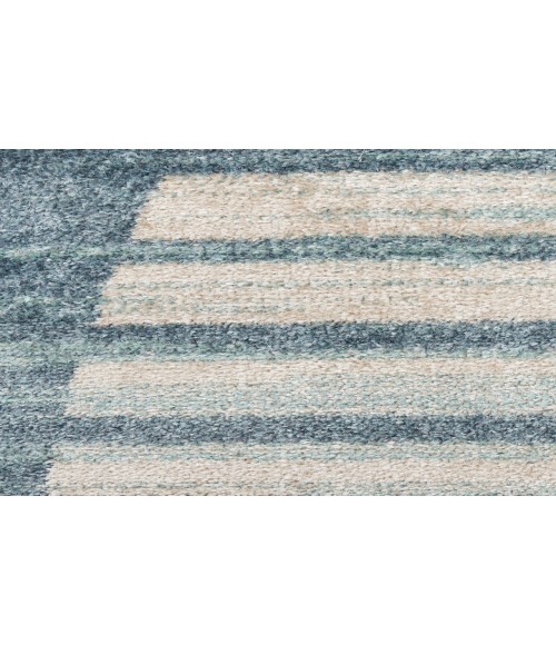 Nourison Astra Machine Washable Blue ASW03 4 ft. X 6 ft. Rectangle Rug