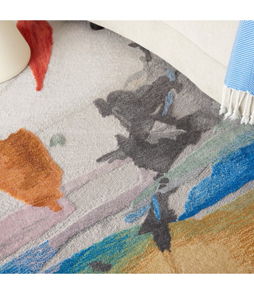 Nourison SYMMETRY Area Rug Nourison Symmetry Area Rug SMM11-Multicolor