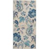 Nourison Tranquil(Traql) - Tra02 Ivory Light Blue Area Rug 2 ft. X 4 ft. Rectangle