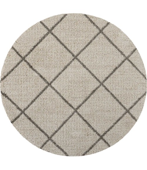 Nourison Brisbane Round Area Rug BRI03-Cream