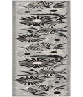 Nourison Aloha Black White ALH33 2 ft. X 6 ft. Rectangle Rug