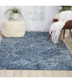 Nourison Interlock - Itl01 Denim Area Rug 5 ft. X 7 ft. 6 Rectangle