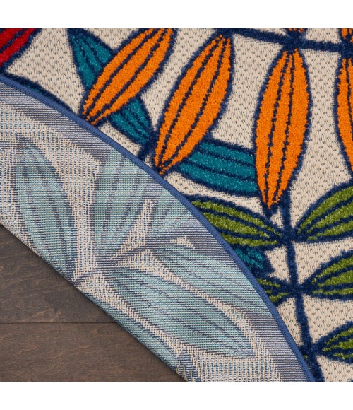 Nourison Aloha Round Area Rug ALH18-Multicolor