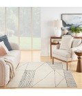 Nourison Modern Comfort Ivory Black Rug MNC02 4 ft. X 6 ft. Rect. - Rugs Town Nourison Modern Comfort Ivory Black MNC02 4 ft. X 6 ft. Rect. Rug