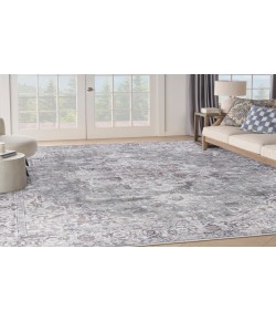 Nourison Home New Concept Washable Ivory Grey SR101 9 ft. 2 in. X 12 ft. Rectangle Rug