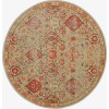 Nourison Somerset - St90 Light Green Area Rug 5 ft. 6 X Round