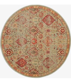 Nourison Somerset - St90 Light Green Area Rug 5 ft. 6 X Round