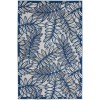 Nourison Aloha - Alh18 Ivory Navy Area Rug 2 ft. 8 X 4 ft. Rectangle