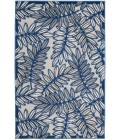 Nourison Aloha Area Rug ALH18-Ivory/Navy