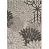 Nourison Aloha - Alh05 Silver Grey Area Rug 6 ft. X 9 ft. Rectangle