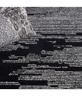 Michael Amini Ma30 Star Area Rug SMR02 Black Ivory