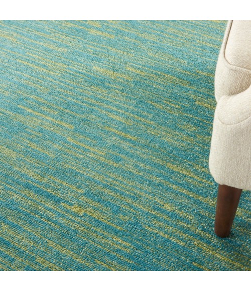 Nourison Essentials Area Rug NRE01-Blue Green
