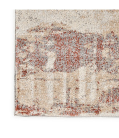 Calvin Klein Enchanting Area Rug ECH02 Grey/Rust
