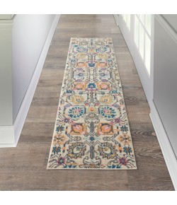 Nourison Passion - Psn01 Ivory Multicolor Area Rug 2 ft. 2 X 7 ft. 6 Rectangle