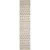Nourison Home Grafix GRF37 Ivory/Grey 2 ft. 3 in. X 12 ft. Area Rug
