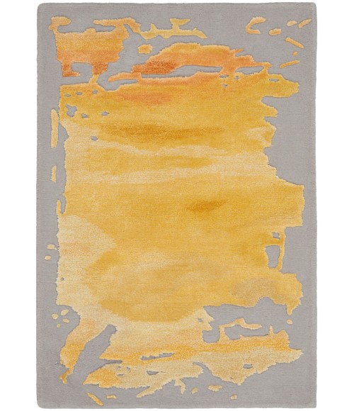 Nourison Prismatic Area Rug PRS19 Grey/Gold 2' x 3'