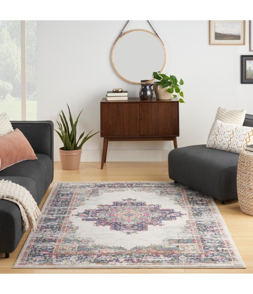 Nourison Passion Area Rug PSN03 Ivory Blue