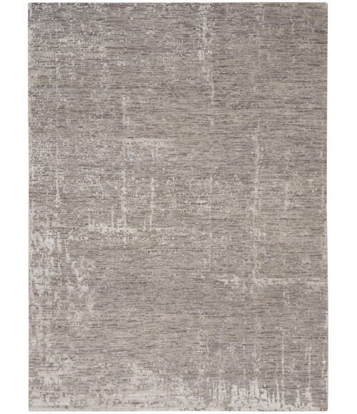 Nourison Luna Grey Silver LUN01 9 ft. X 12 ft. Rect. Rug