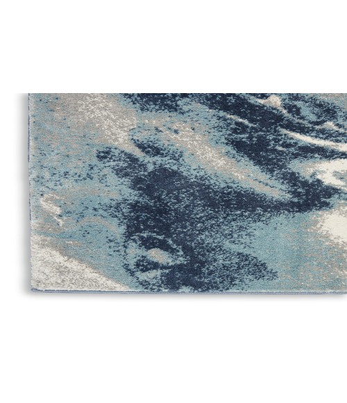Nourison American Manor Blue Ivory AMR03 7 ft. 10 in. X 9 ft. 10 in. Rectangle Rug