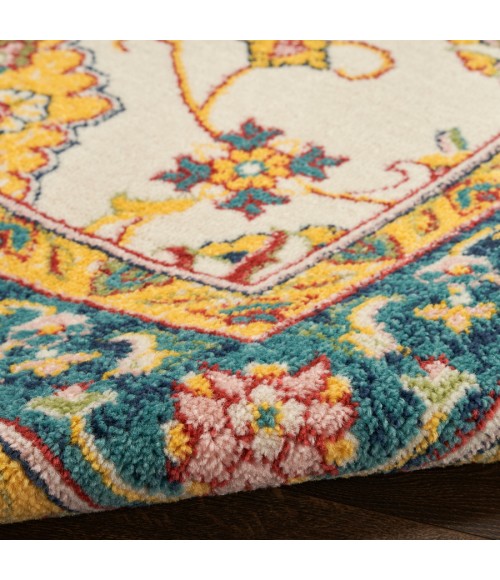 Nourison Home Nourison Essentials Ivory Gold NRE05 8 ft. X 10 ft. Rectangle Rug