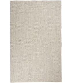 Nourison Courtyard Ivory Silver COU01 12 ft. X 15 ft. Rectangle Rug