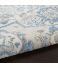 Elation Area Rug Nourison Elation Area Rug ETN10 Ivory Blue 9' x 12'
