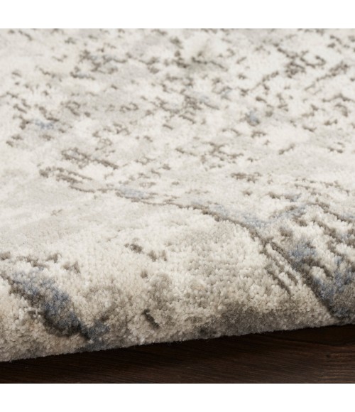 Nourison Quarry Ivory Blue Grey QUA01 7 ft. X 10 ft. Rect. Rug