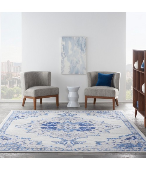 Nourison Whimsicle Area Rug WHS14-Ivory Blue