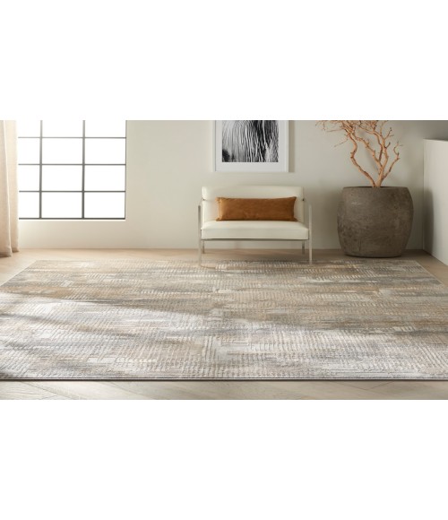 Calvin Klein CK950 Rush Grey Beige Rug CK951 9 ft. X 12 ft. Rectangle - Rugs Town Calvin Klein CK950 Rush Grey Beige CK951 9 ft. X 12 ft. Rectangle Rug