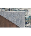 Nourison Passion Ivory/Grey/Blue PSN03 2 ft. 2 in. X 10 ft. Rectangle Rug