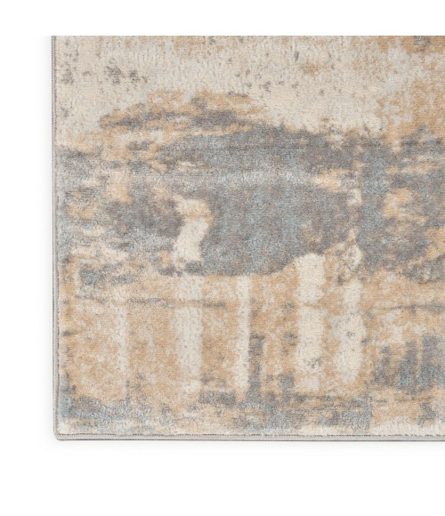 Calvin Klein Enchanting Area Rug ECH02 Ivory/Seaglass