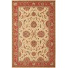 Nourison Home Living Treasures LI04 Ivory/Red 5 ft. 6 in. X 8 ft. 3 in. Area Rug