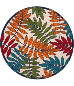 Nourison Aloha - Alh18 Multicolor Area Rug 7 ft. 10 X Round