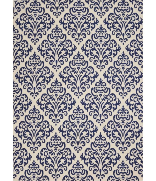 Nourison Grafix Area Rug GRF06-White/Blue