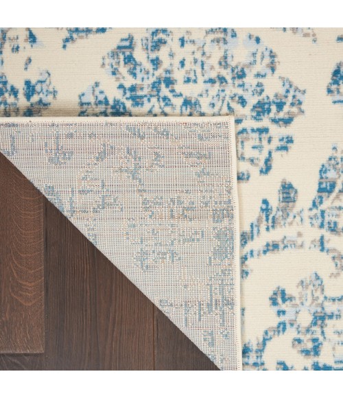 Nourison Jubilant Area Rug JUB09-Ivory/Blue