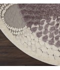 Nourison GRAPHIC ILLUSIONS Area Rug Nourison Graphic Illusions Round Area Rug GIL04-Grey