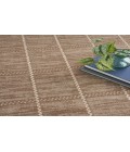 Nourison Serenity Home Mocha Ivory SRH05 7 ft. 10 in. X 9 ft. 10 in. Rectangle Rug