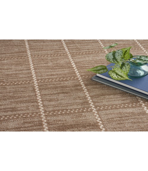 Nourison Serenity Home Mocha Ivory SRH05 7 ft. 10 in. X 9 ft. 10 in. Rectangle Rug