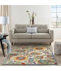Nourison Aloha Area Rug ALH17-Ivory/Multi