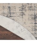 Nourison Rustic Textures Area Rug RUS06 Ivory/Blue 7'10" Round