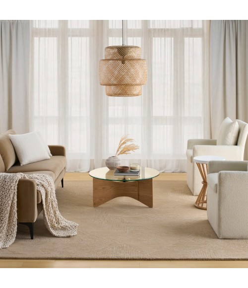 DKNY Pure Patterns Camel PRN01 8 ft. X 10 ft. Rect. Rug