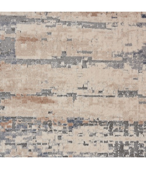 Nourison RUSTIC TEXTURES Area Rug Nourison Rustic Textures Area Rug RUS04-Beige/Grey