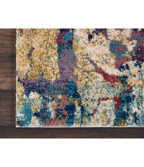 Nourison Fusion Runner Area Rug FSS10-Cream/Multicolor