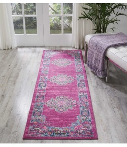 Nourison Passion - Psn03 Fuchsia Area Rug 2 ft. 2 X 7 ft. 6 Rectangle