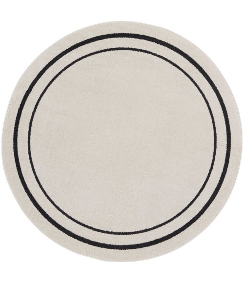 Nourison Nourison Essentials Area Rug NRE02 Ivory/Black
