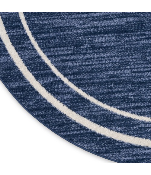 Nourison Nourison Essentials Area Rug NRE02 Navy/Ivory