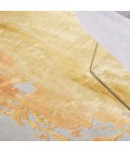 Nourison Prismatic Area Rug PRS19 Grey/Gold 9'9" x 13'9"