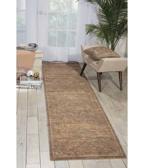 Nourison Silken Allure Runner Area Rug SLK19-Mushroom