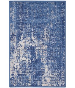 Nourison Whimsicle - Whs08 Blue Ivory Area Rug 2 ft. X 3 ft. Rectangle